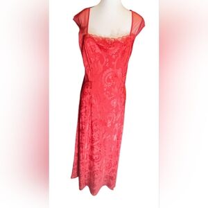 Victoria's Secret Elegant Red Maxi Dress